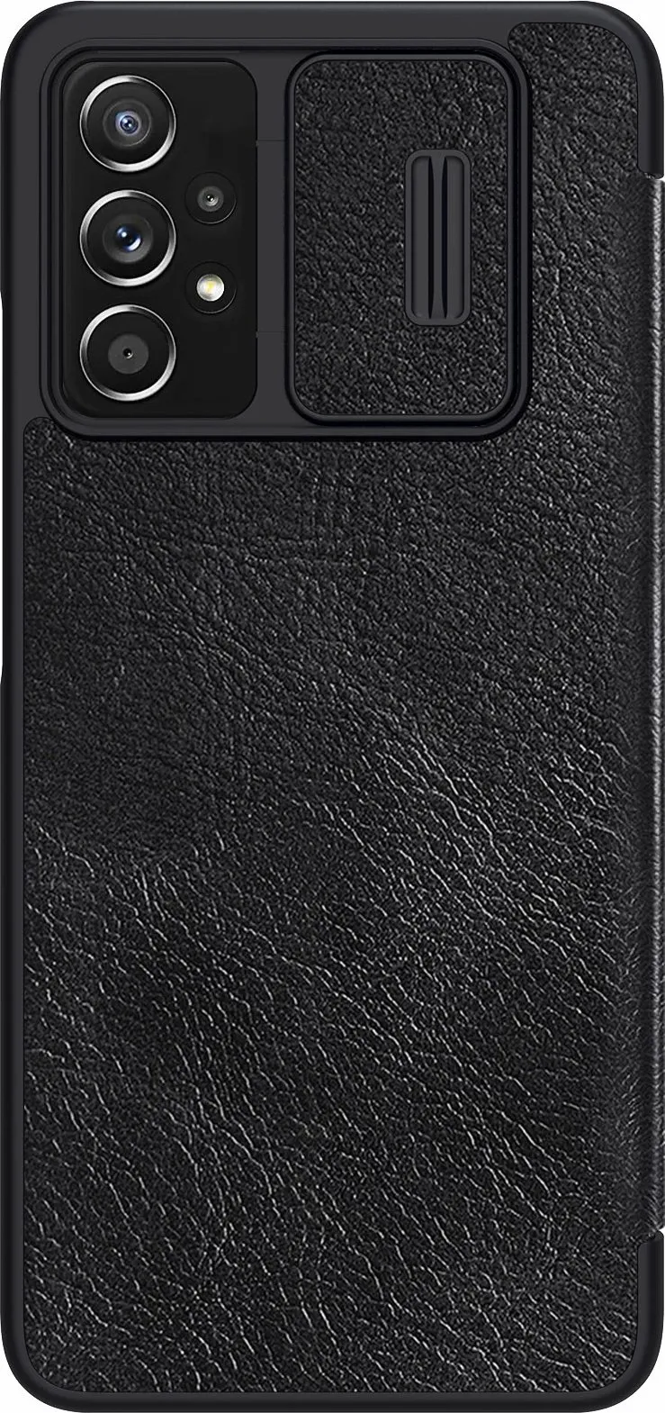 Mbështjellës Nillkin Qin për Samsung Galaxy A73, lëkurë ekologjike, i zi - 2