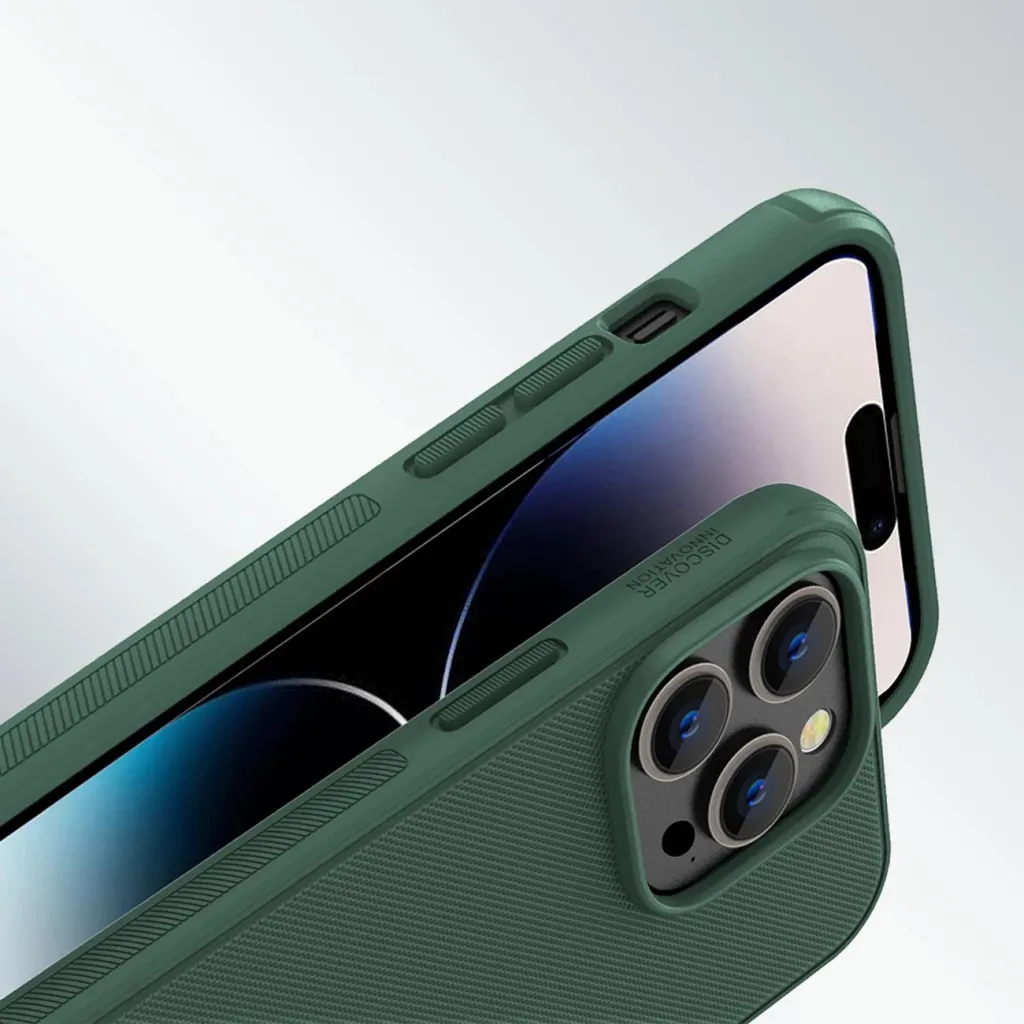 Mbështjellës Nillkin Super Frosted Shield Pro për iPhone 14 Pro, Kaltër - 10