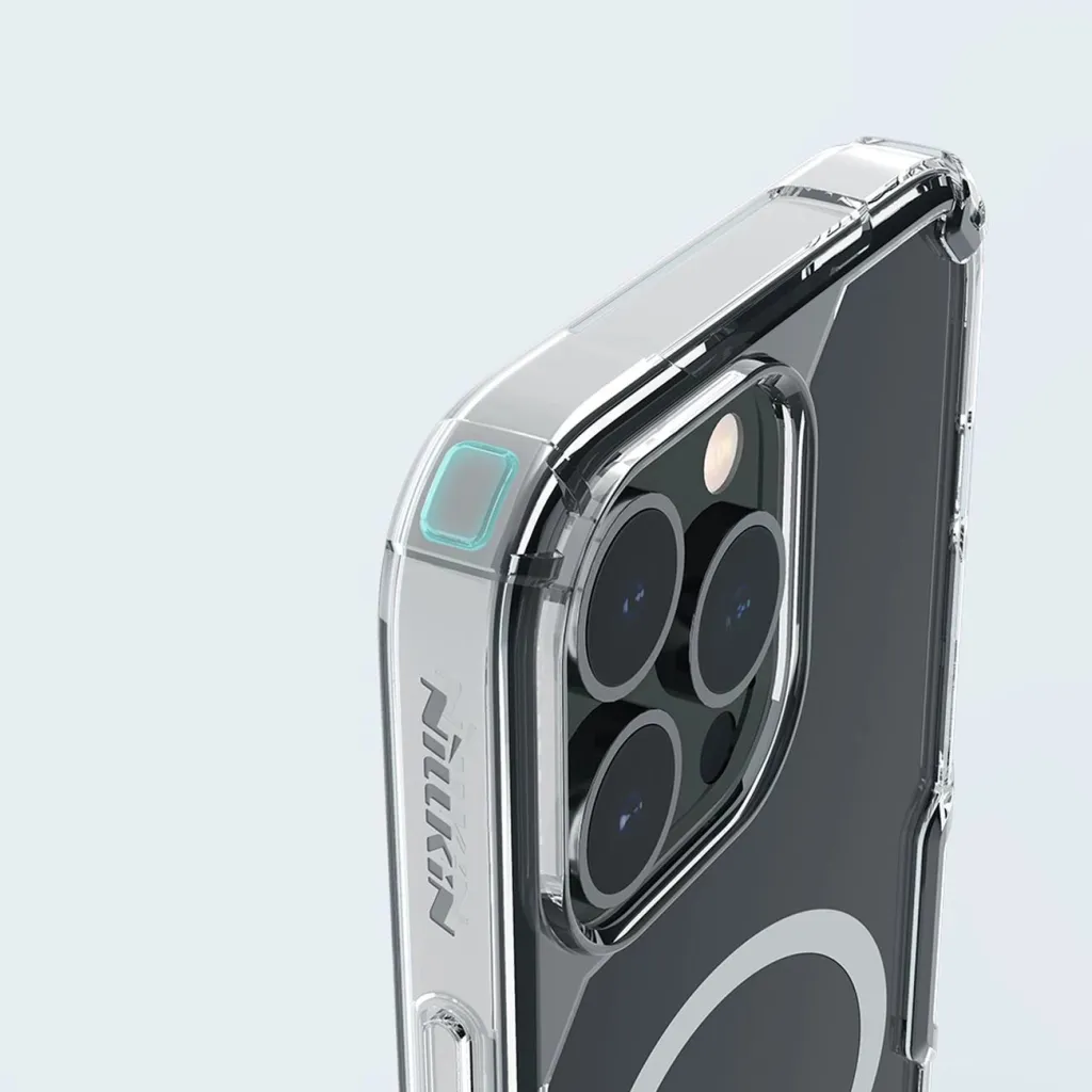 Mbështjellës Nillkin Nature Pro për iPhone 15 Pro Max me MagSafe, blu - 15