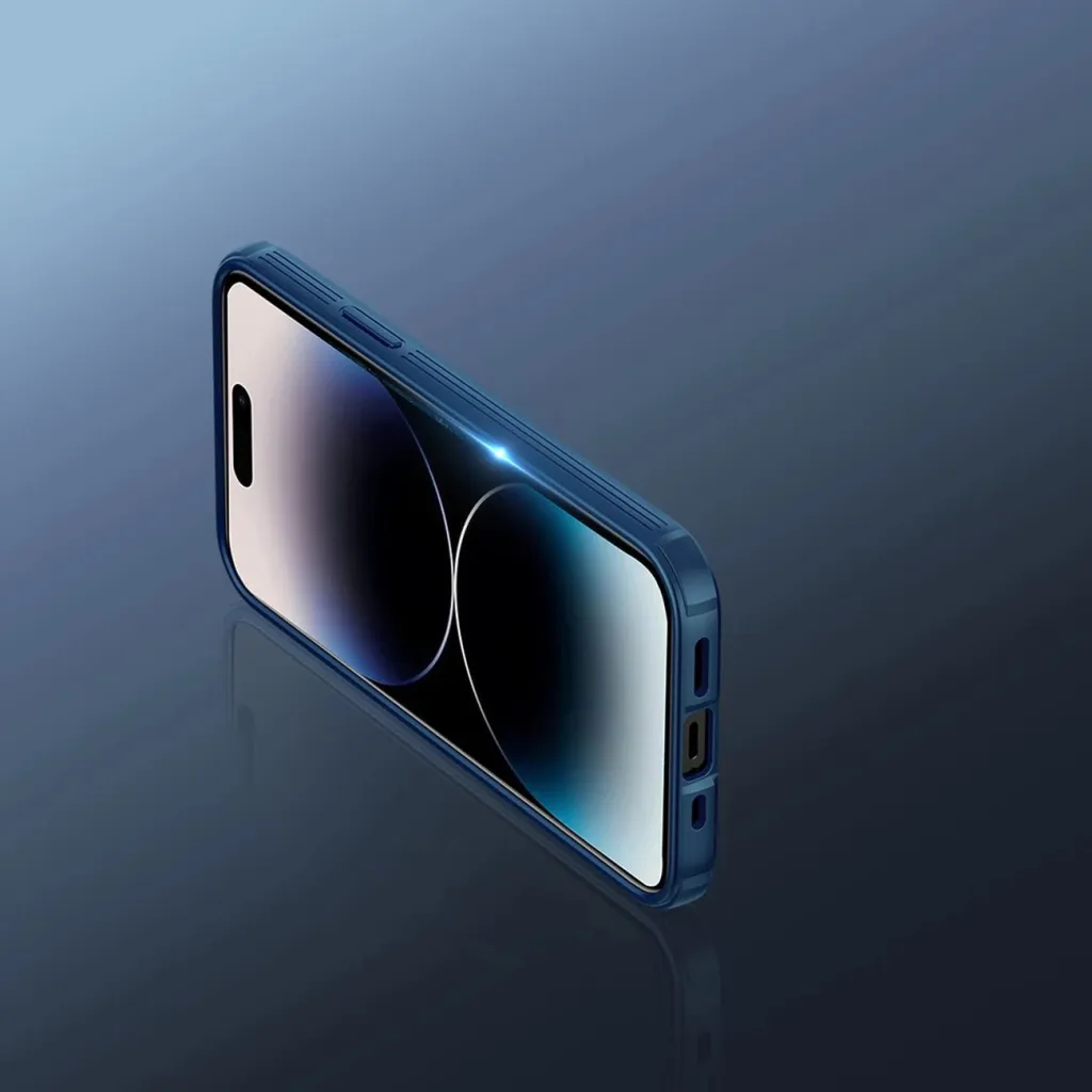 Mbështjellës Nillkin CamShield Pro Magnetic për iPhone 14 Pro Max, MagSafe, mbrojtje kamerës, Blu - 11