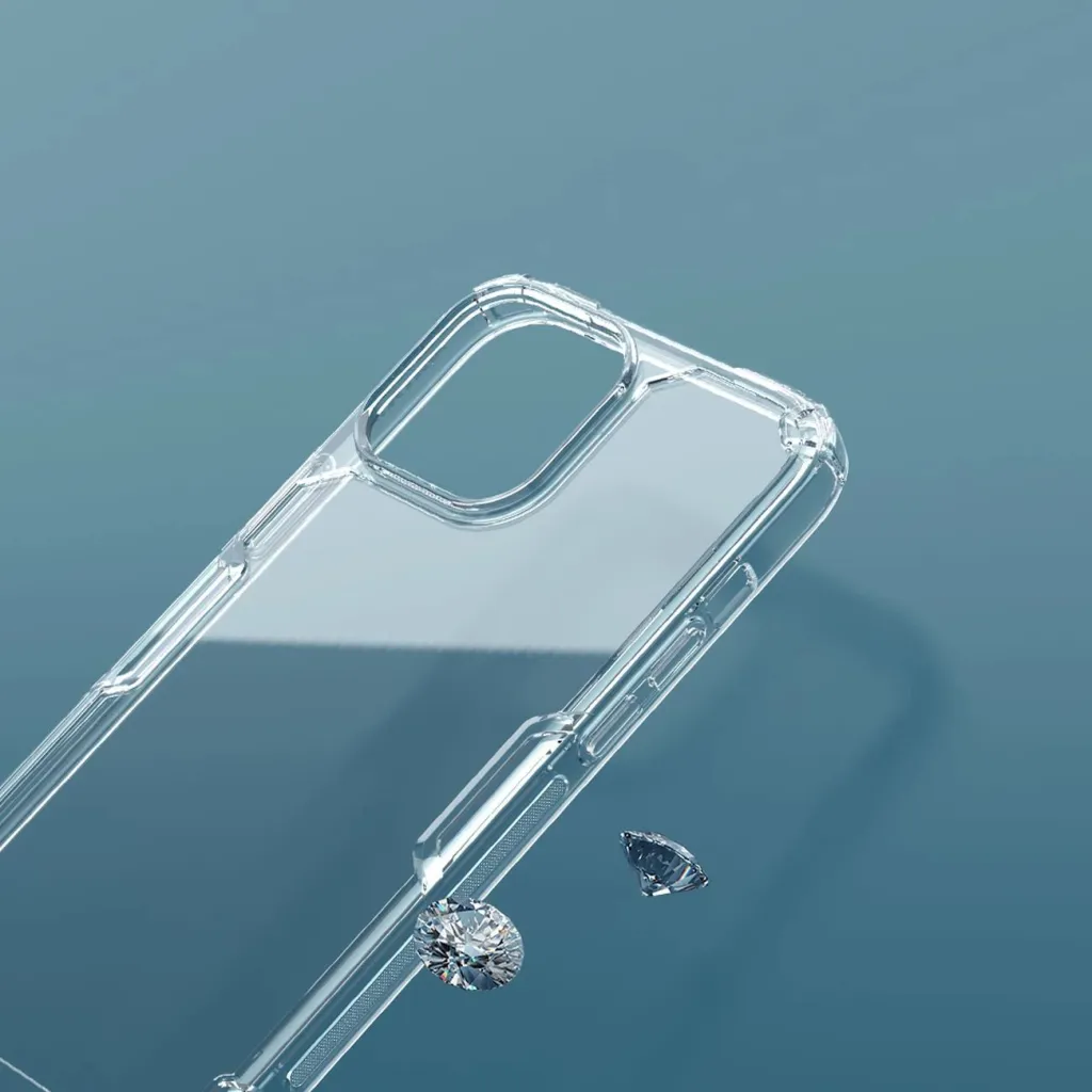 Mbështjellës Nillkin Nature Pro për iPhone 14 Plus, i blinduar, Kaltër/Transparent - 10