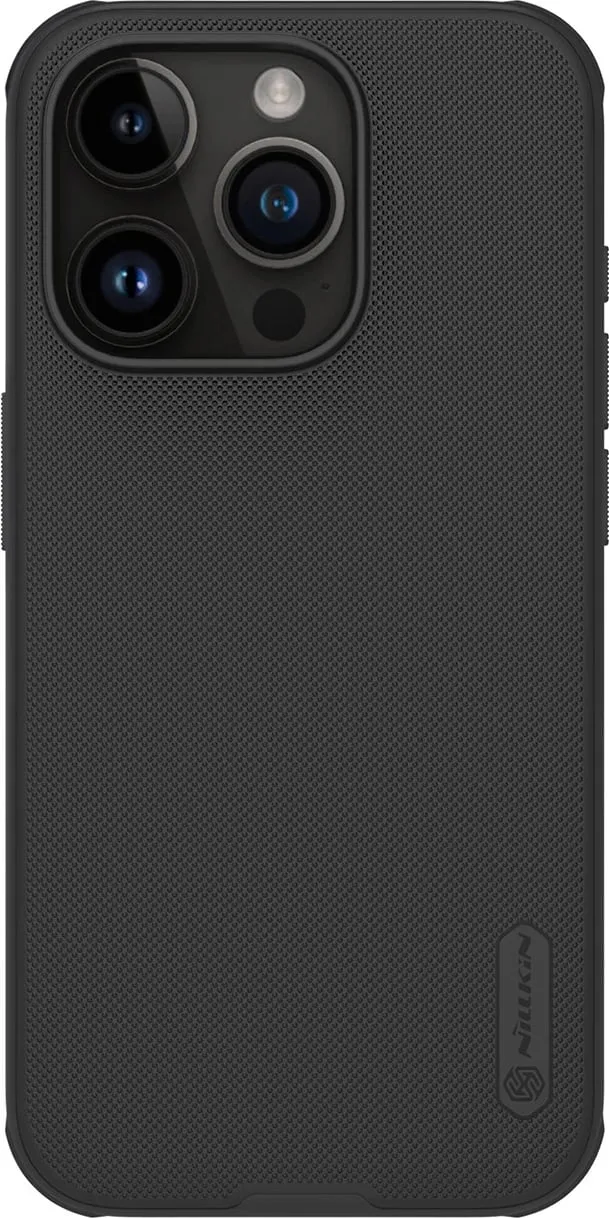Mbështjellës Nillkin Super Frosted Shield Pro Magnetic për iPhone 15 Pro, i zi - 1