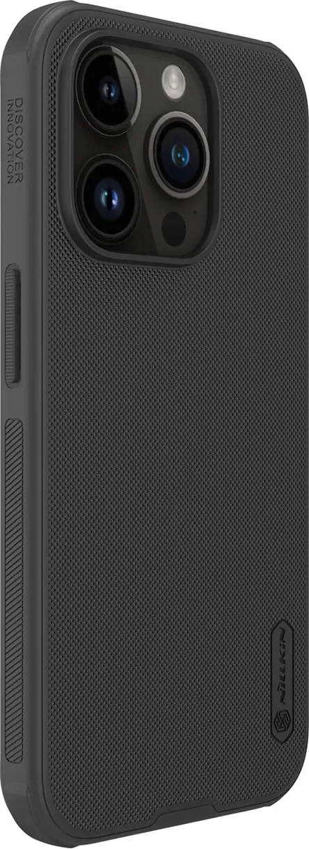 Mbështjellës Nillkin Super Frosted Shield Pro Magnetic për iPhone 15 Pro, i zi - 3