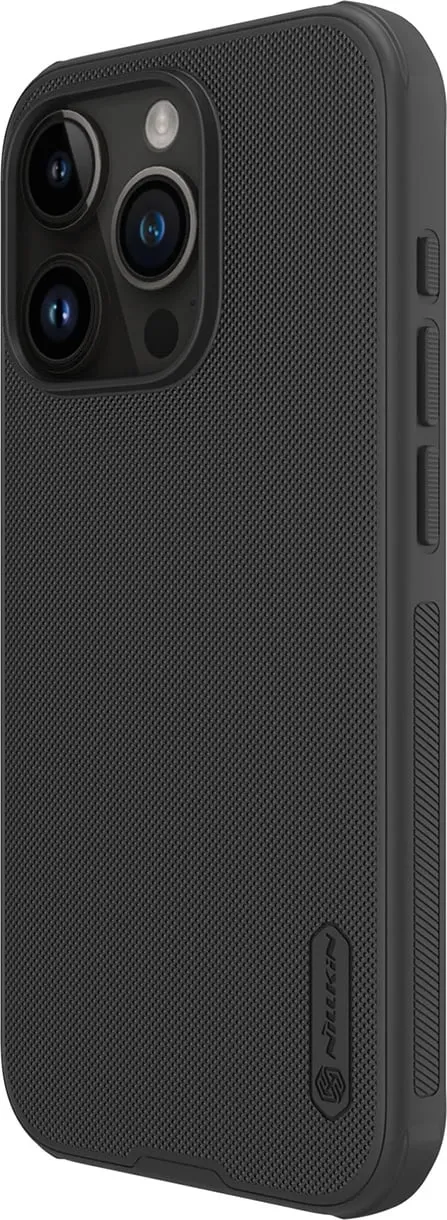 Mbështjellës Nillkin Super Frosted Shield Pro Magnetic për iPhone 15 Pro, i zi - 4