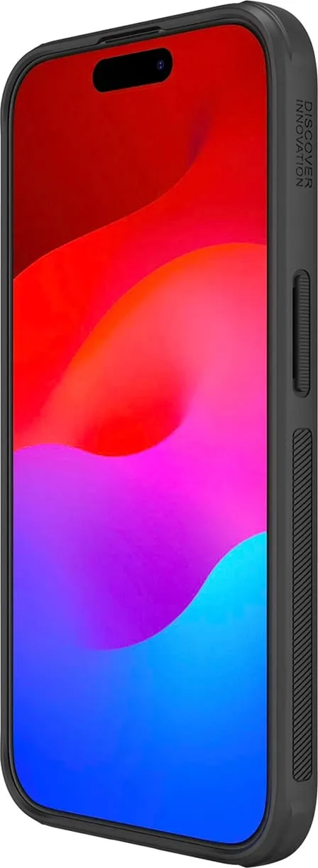 Mbështjellës Nillkin Super Frosted Shield Pro Magnetic për iPhone 15 Pro, i zi - 5