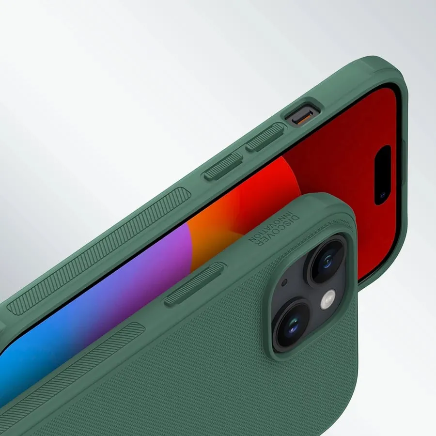 Mbështjellës Nillkin Super Frosted Shield Pro për iPhone 15 Plus, i zi - 11