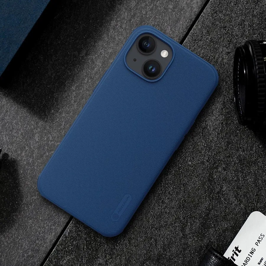 Mbështjellës Nillkin Super Frosted Shield Pro për iPhone 15 Plus, i zi - 12