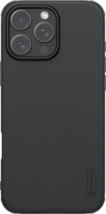 Mbështjellës Nillkin Super Frosted Shield Pro Magnetic Case për iPhone 16 Pro Max, i zi