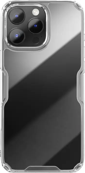Mbështjellës Nillkin Nature Pro për iPhone 16 Pro Max, transparent dhe bardhë