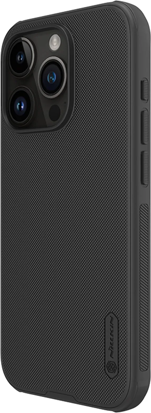 Mbështjellës Nillkin Super Frosted Shield Pro për iPhone 15 Pro, i zi - 3