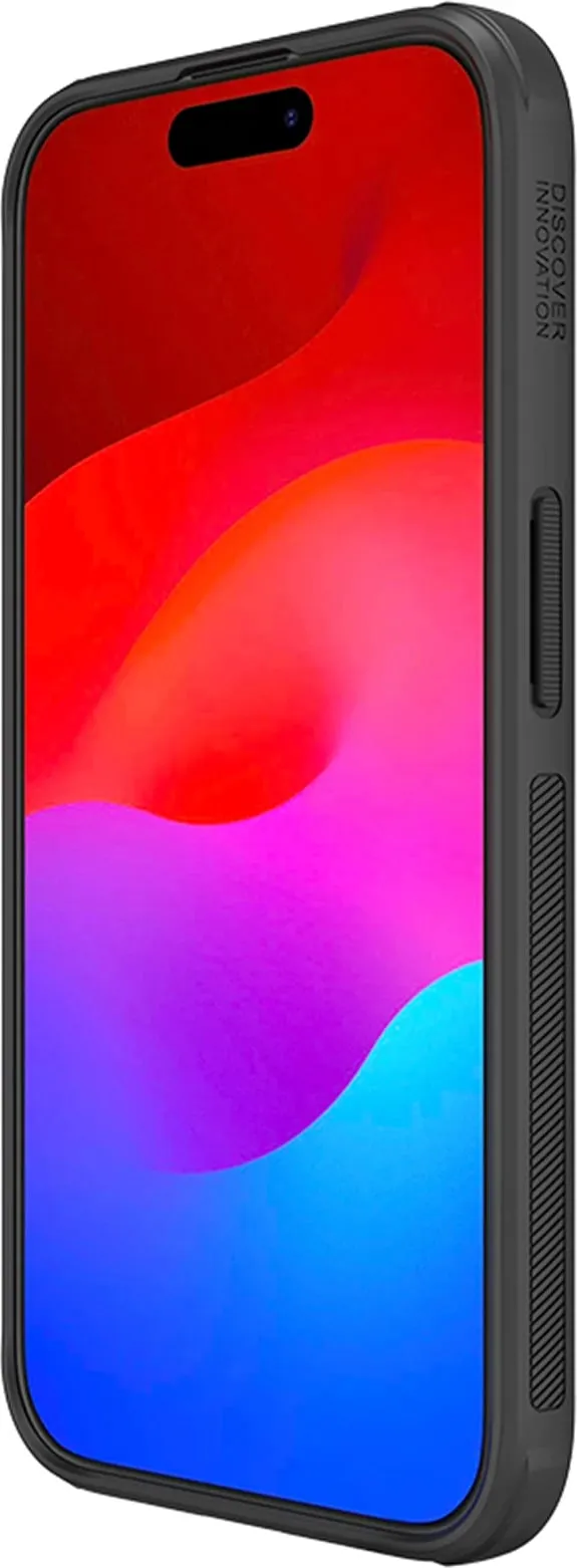 Mbështjellës Nillkin Super Frosted Shield Pro për iPhone 15 Pro, i zi - 4