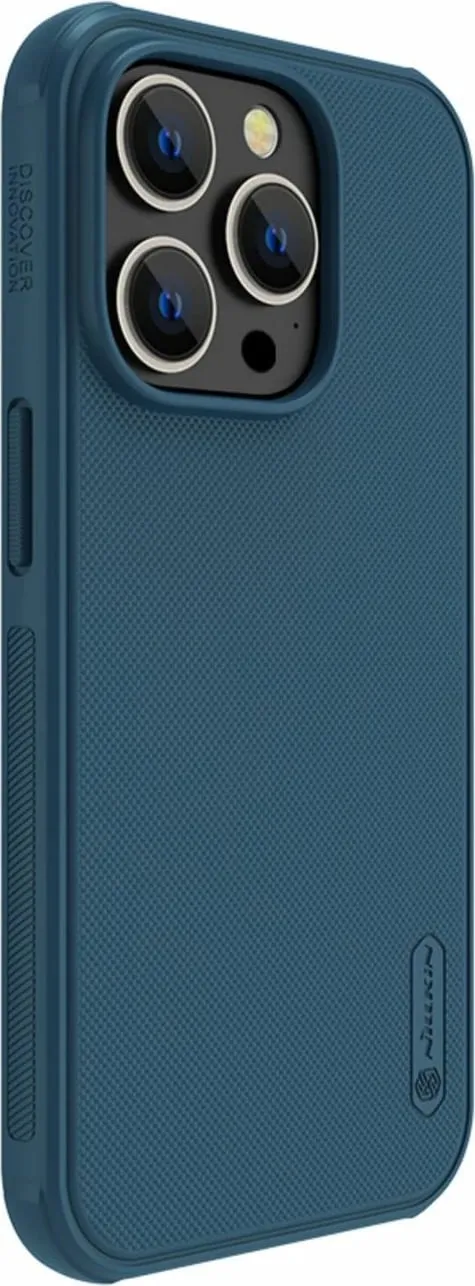 Mbështjellës Nillkin Super Frosted Shield Pro për iPhone 14 Pro Max, Blu - 3