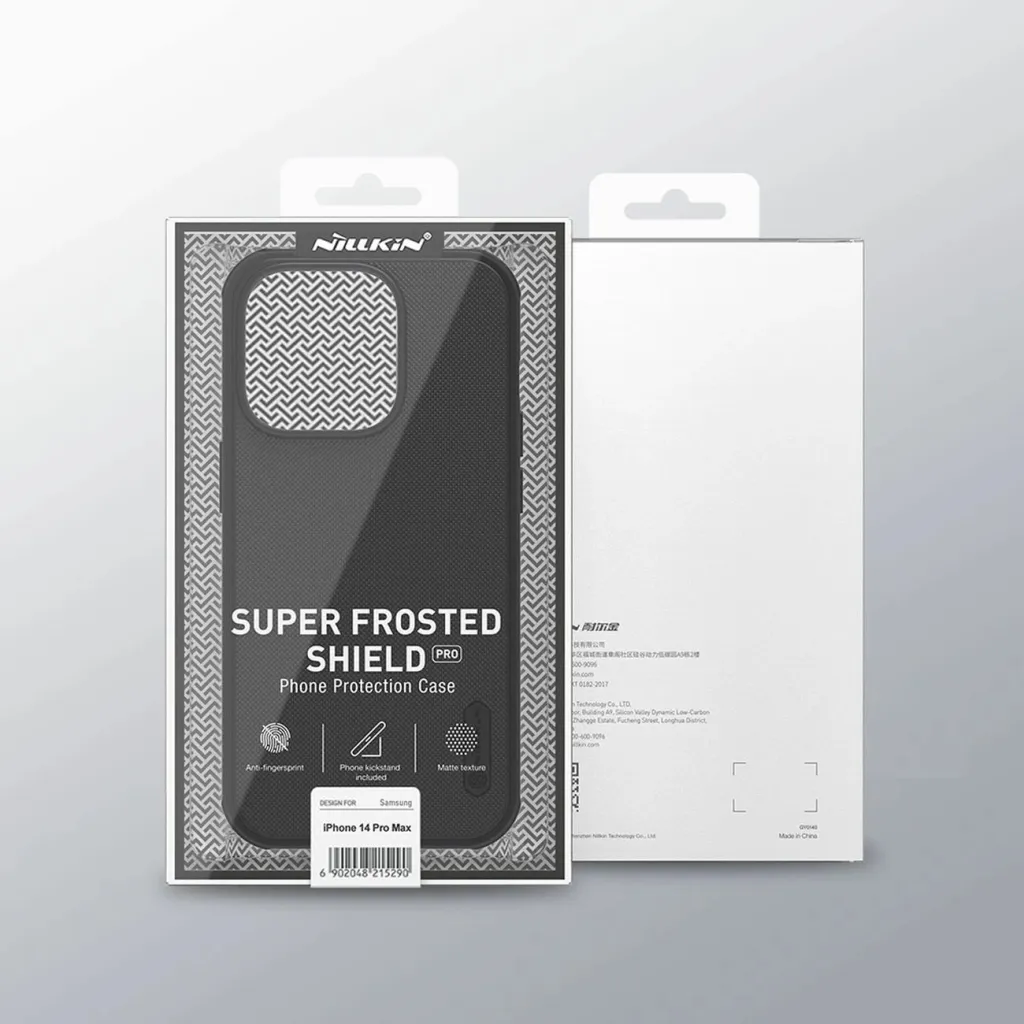 Mbështjellës Nillkin Super Frosted Shield Pro për iPhone 14 Pro Max, Blu - 5