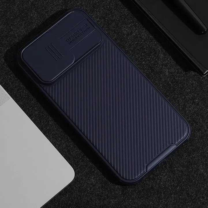 Mbështjellës Nillkin CamShield Pro Magnetic për iPhone 15 Pro, me kapak kamere, Gjelbër - 14