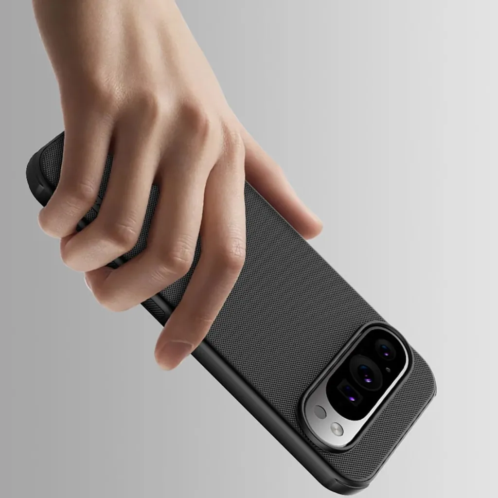 Mbështjellës Nillkin Super Frosted Shield Pro Magnetic për Google Pixel 9, i zi - 5