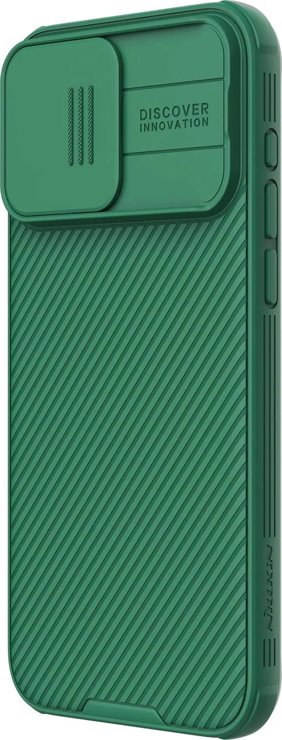 Mbështjellës Nillkin CamShield Pro Magnetic për iPhone 15 Pro Max, me kapak kamere, i gjelbër - 2