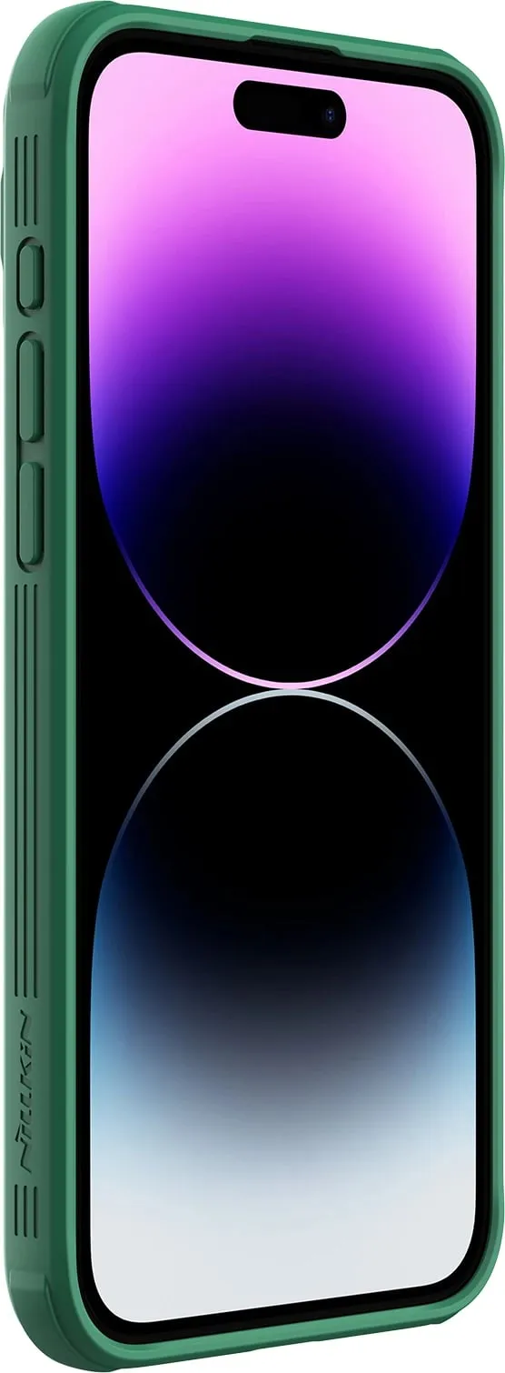 Mbështjellës Nillkin CamShield Pro Magnetic për iPhone 15 Pro Max, me kapak kamere, i gjelbër - 4