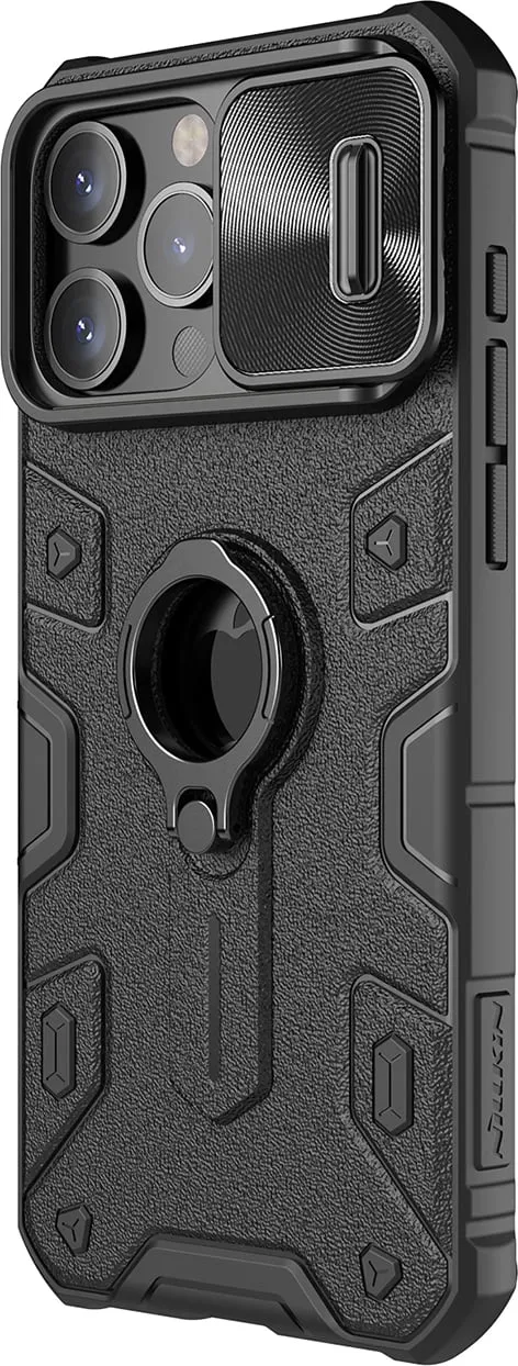 Mbështjellës Nillkin CamShield Armor për iPhone 15 Pro Max, i zi - 2