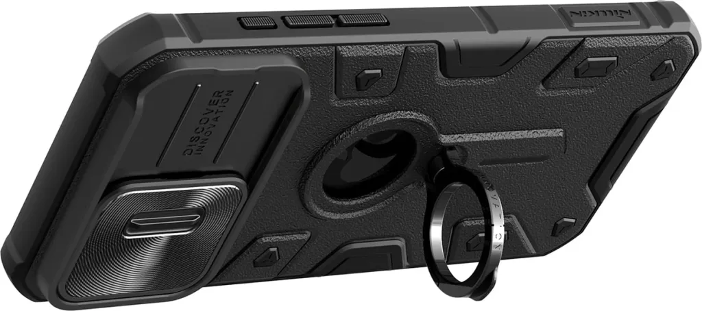 Mbështjellës Nillkin CamShield Armor për iPhone 15 Pro Max, i zi - 3