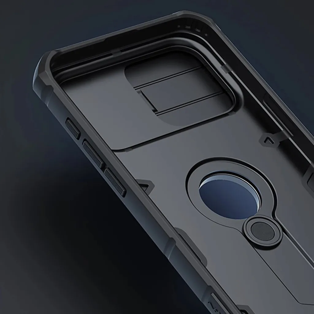Mbështjellës Nillkin CamShield Armor për iPhone 15 Pro Max, i zi - 9