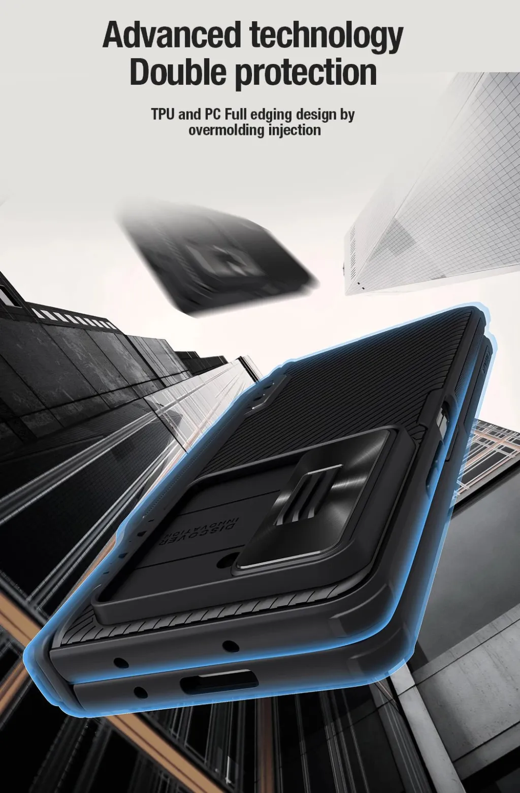 Mbështjellës Nillkin CamShield Fold Case për Samsung Galaxy Z Fold 5, me mbajtëse për stilolaps, e zezë - 9