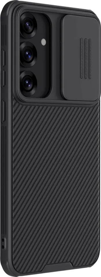 Mbështjellës Nillkin CamShield Pro për Samsung Galaxy S25, me mbulesë kamere, i zi