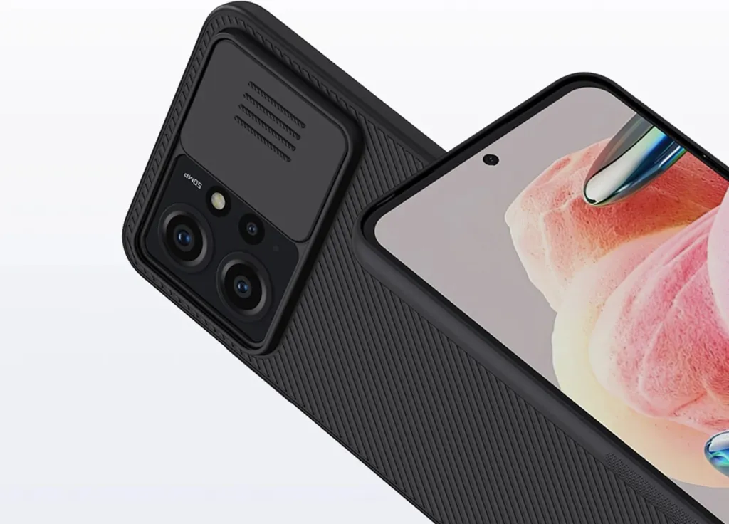 Mbështjellës Nillkin CamShield Case për Xiaomi Redmi Note 12, i zi - 11