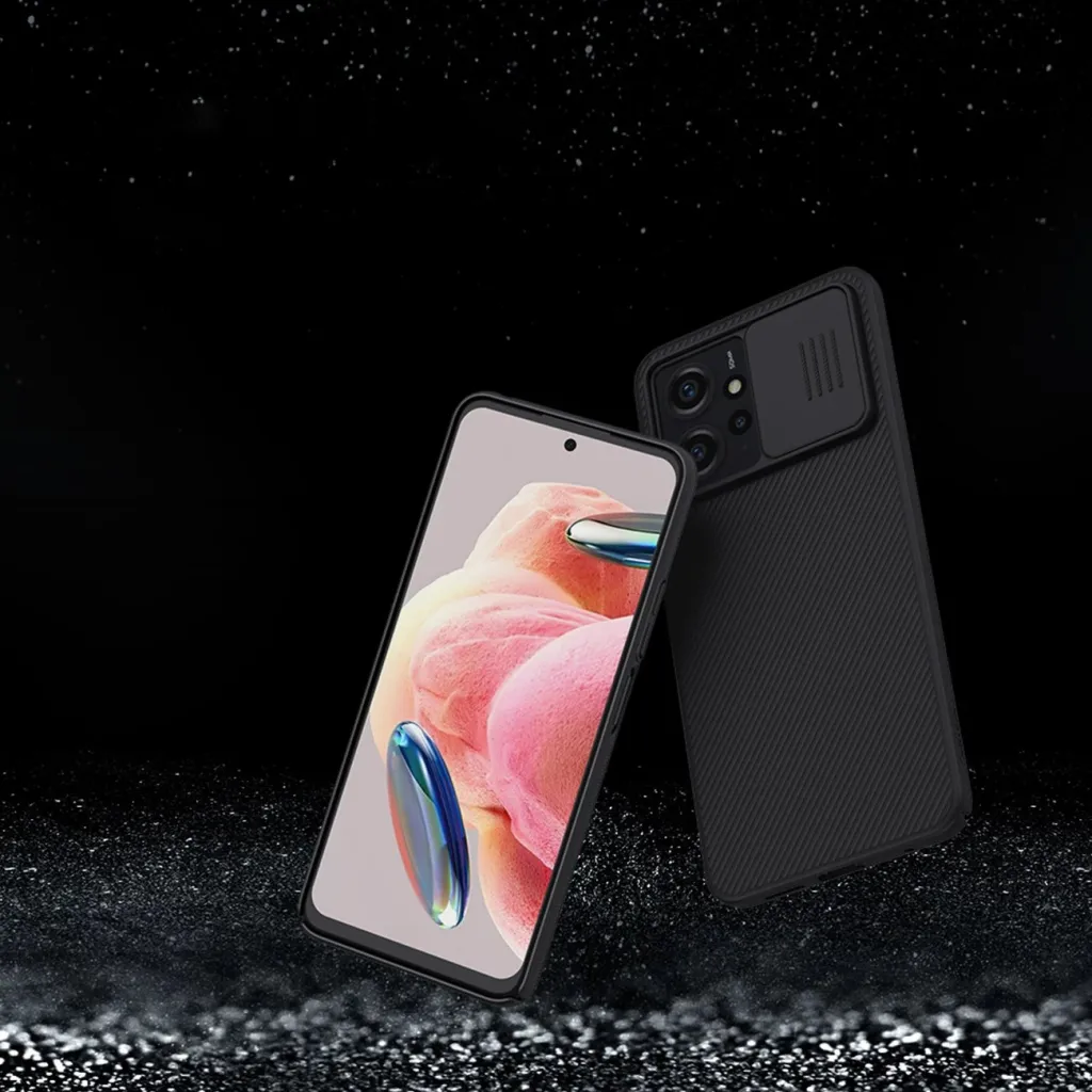 Mbështjellës Nillkin CamShield Case për Xiaomi Redmi Note 12, i zi - 13