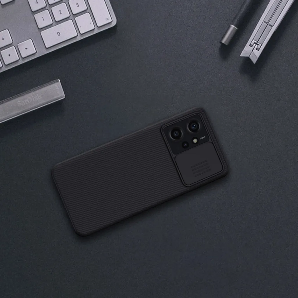 Mbështjellës Nillkin CamShield Case për Xiaomi Redmi Note 12, i zi - 16