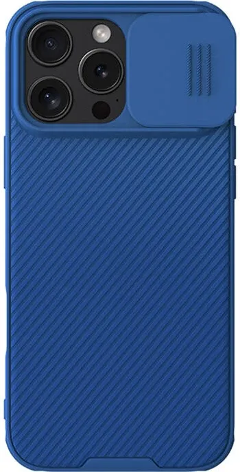 Mbështjellës Nillkin CamShield Pro për iPhone 16 Pro Max, Kaltër - 1