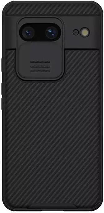 Mbështjellës Nillkin CamShield Pro për Google Pixel 8, i zi