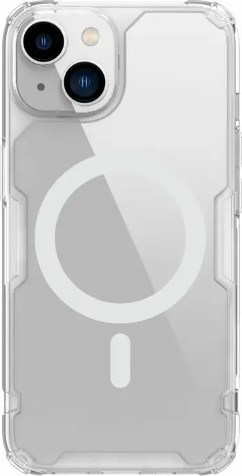Mbështjellës Nillkin Nature TPU Pro për iPhone 14 Plus, magnetik, i bardhë