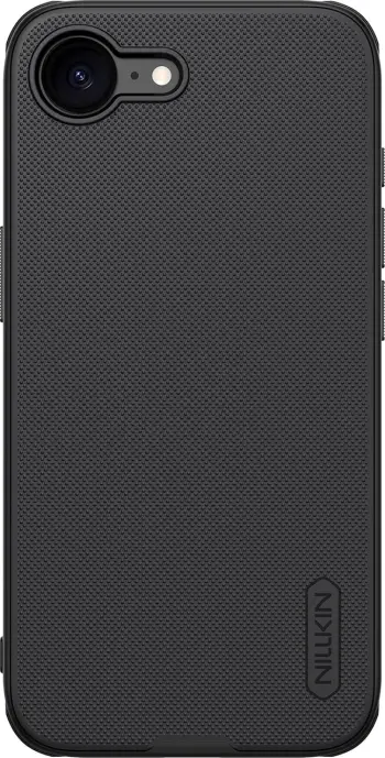 Mbështjellës, Nillkin, Super Frosted Shield Pro, për iPhone 16e, TPU+PC, i zi
