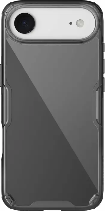 Mbështjellës Nillkin Nature TPU Pro për iPhone 17 Air, gjysmë-transparent, i zi