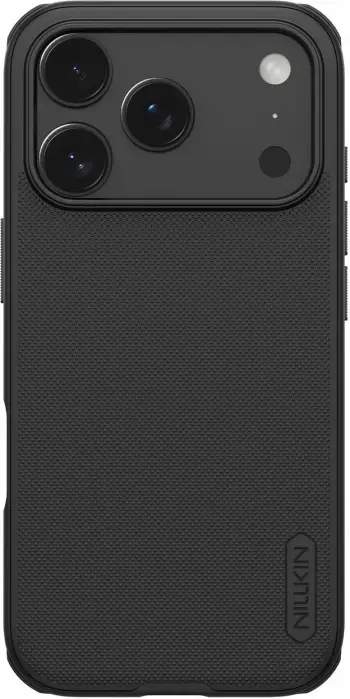 Mbështjellës Nillkin Super Frosted Shield Pro Magnetic për iPhone 17 Pro Max, i zi