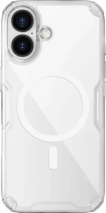 Maskë mbrojtëse Nillkin Nature TPU Pro Magnetic për Apple iPhone 17, kompatibile MagSafe, transparente