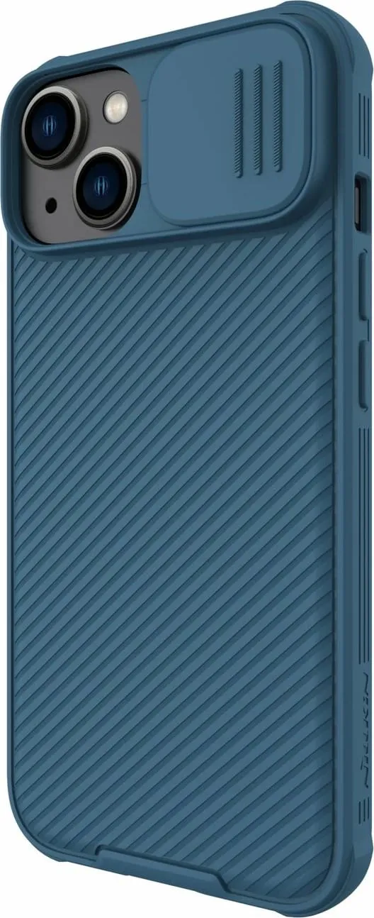 Mbulesë telefoni Nillkin CamShield Pro për iPhone 14 Plus, kapak për kamerë, blu - 4
