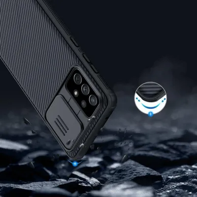 Mbrojtëse Nillkin CamShield Pro për Galaxy A53 5G, e kaltër - 4
