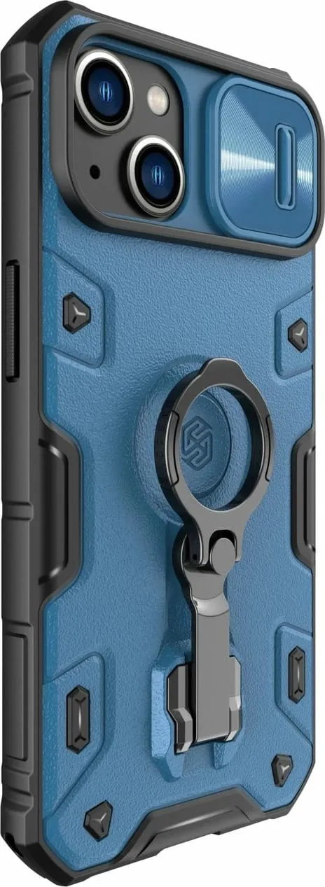 Mbulesë telefoni Nillkin CamShield Armor Pro Magnetic, për iPhone 14 Plus, me MagSafe, blu - 3