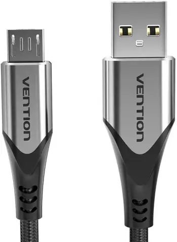 Kabllo USB 2.0 në Micro USB Vention COAHD, 0.5m, Gri