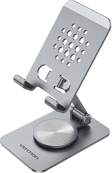 Mbajtës telefoni Vention KSDH0, 360°, alumini, gri - 1