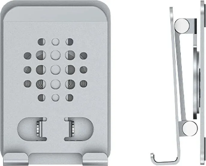 Mbajtës telefoni Vention KSDH0, 360°, alumini, gri - 2
