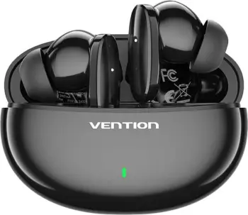 Kufje pa tela Vention NBFB0 Elf Earbuds E01, Bluetooth 5.3, me mikrofon, e zezë