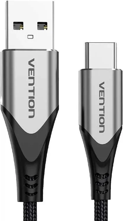 Kabllo USB 2.0 A në USB-C Vention CODHD, 0.5m, 3A, Gri - 1