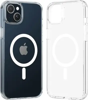 Mbështjellës Vention KUBT0-20 për iPhone 14 Plus, transparent, me MagSafe