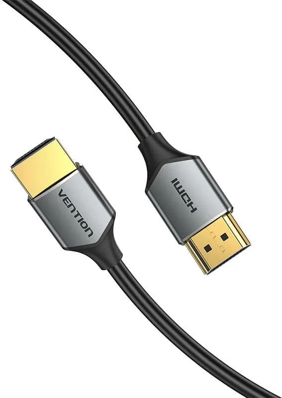 Kabllo HDMI ultra e hollë Vention ALEHD, 0.5m, 4K 60Hz, Gri - 4