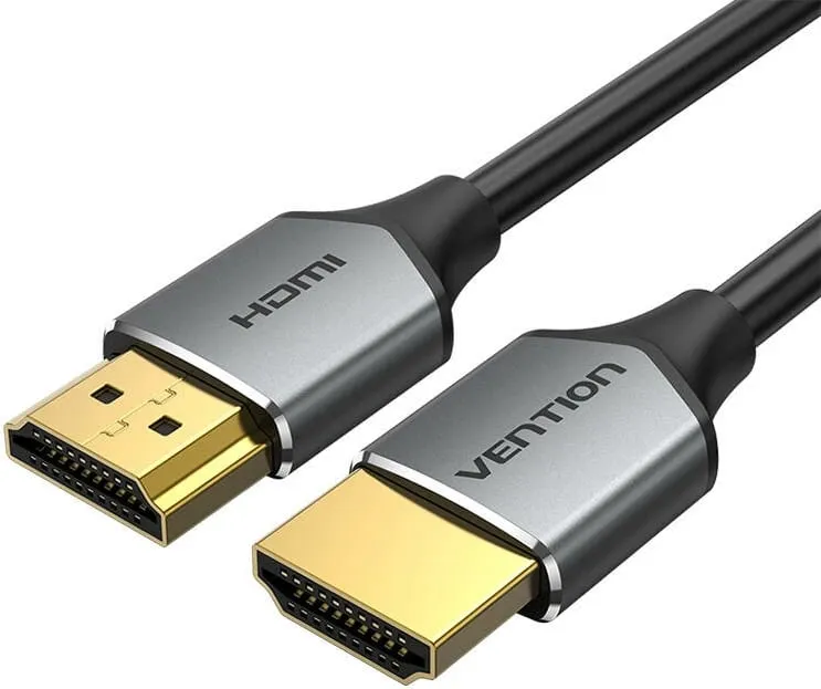 Kabllo HDMI ultra e hollë Vention ALEHD, 0.5m, 4K 60Hz, Gri - 5