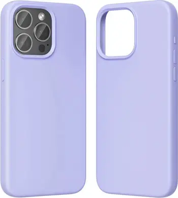 Mbështjellës Vention KUFV0-30 për iPhone 15 Pro, silikon, vjollcë