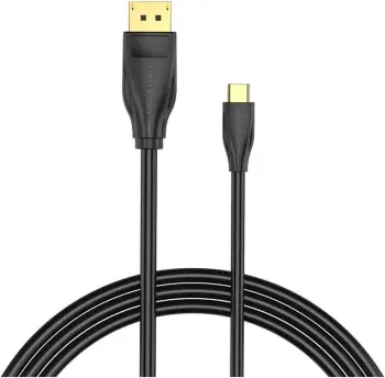 Kabllo video USB-C në DisplayPort Vention CGYBG, 1.5m, 8K 60Hz/4K 120Hz, e zezë