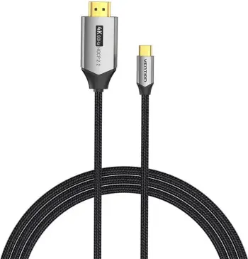 Kabllo USB-C në HDMI Vention CRBBF, 1m, 4K 60Hz, e zezë